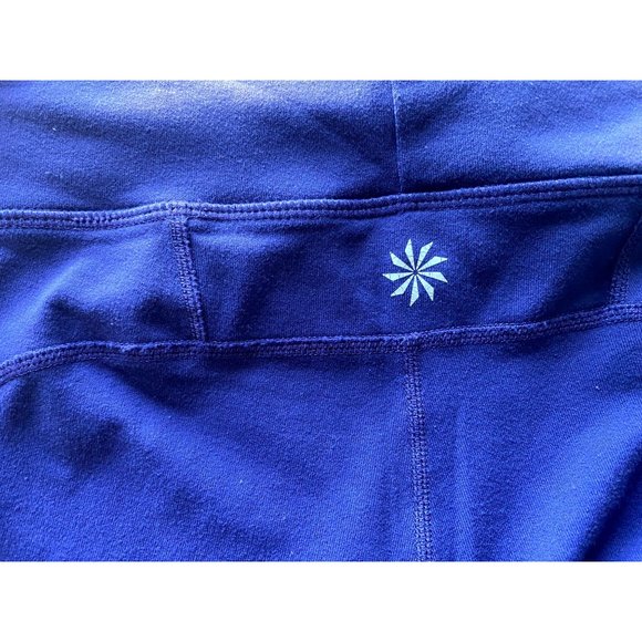 Athleta Purple KickBooty Yoga Pants Size Medium - Picture 6 of 7